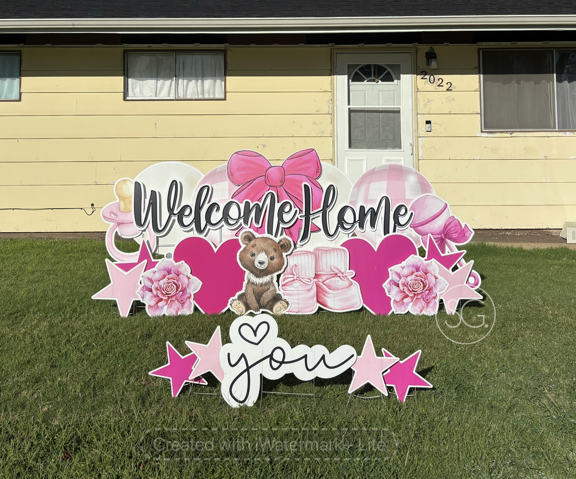 Welcome Home Baby Girl